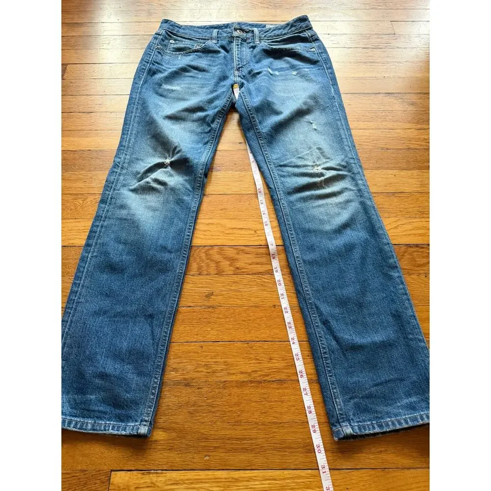 BONOBOS 'The Blue Jean' Slim Distressed Denim Mens sz 30/30